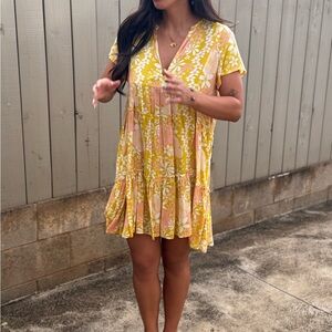 Sunny Floral Mini Dress